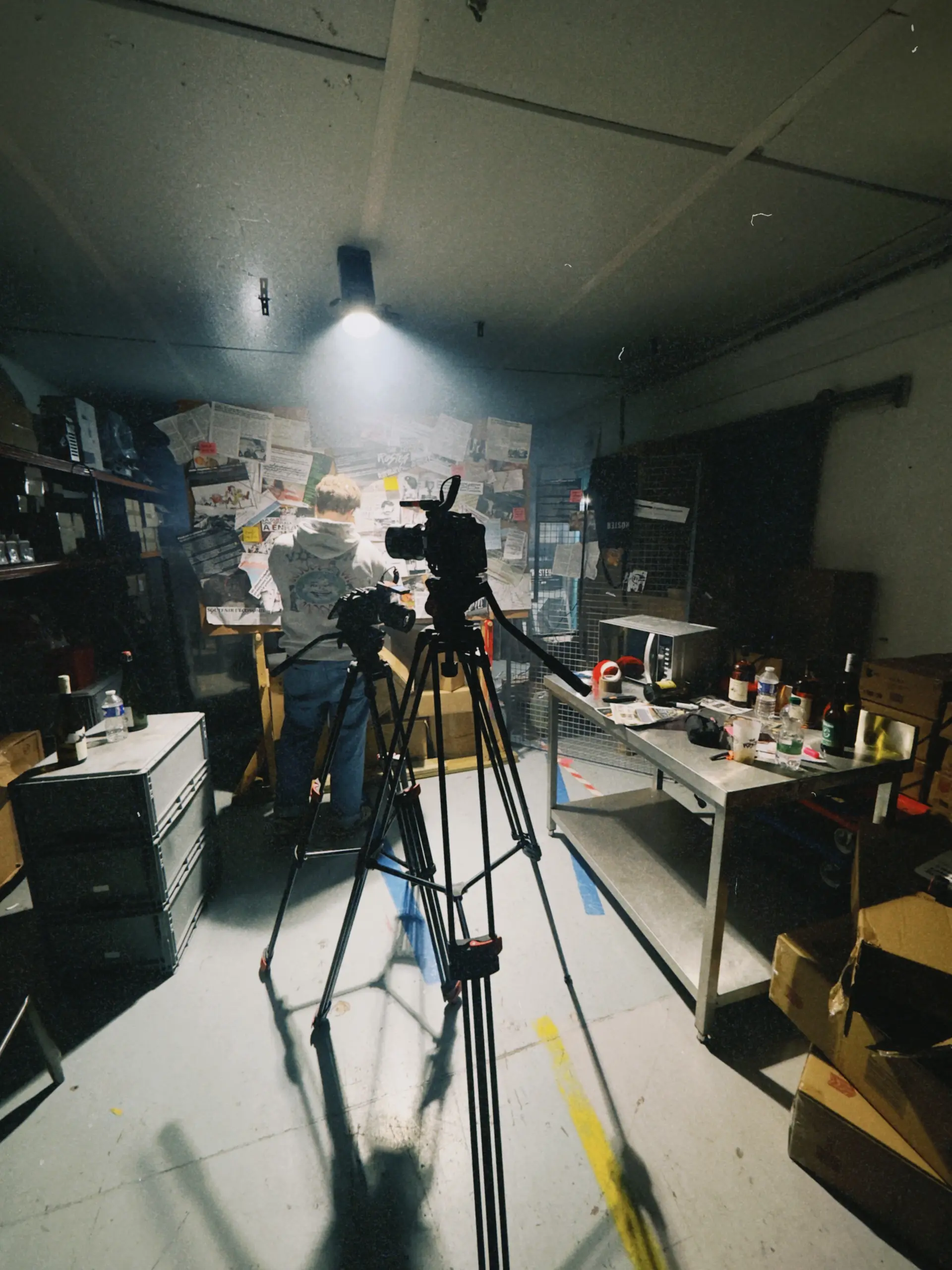 Tournage en studio